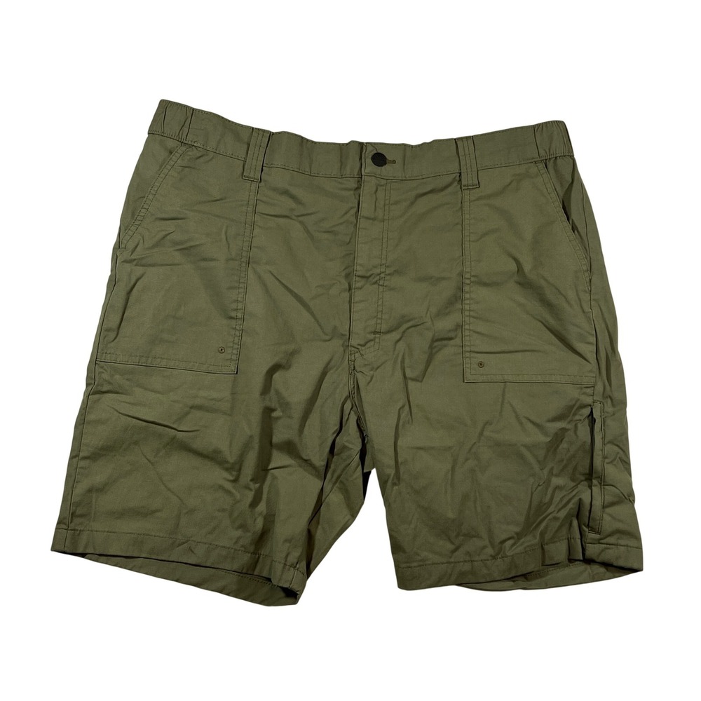 Wrangler Cargo Shorts Mens 42 Olive Green Utility Gorpcore Tactical Outdoor Hike
